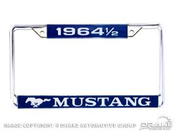 Picture of 1964 1/2 Mustang Year Dated License plate Frames : ACC-LPF-64 1/2